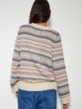 Monsoon Fair Isle Wool Blend Cardigan, Multi