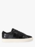 Kurt Geiger London Lane Leather Stripe Trainers, Black