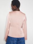 Monsoon Clarissa Cowl Neck Top, Soft Pink