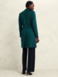 Hobbs Petite Cavendish Wool Coat, Kyanite Green