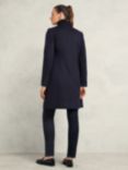 Hobbs Petite Cavendish Wool Coat, Navy