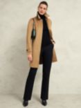 Hobbs Vivienne Wool Coat, Warm Beige