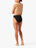 Modibodi Classic Bikini Period Knickers, Super to Overnight Absorbency, Black