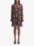 James Lakeland Birds Eye Chiffon Midi Dress, Multi