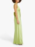 OMNES Nova Open Back Dress, Green