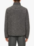 J.Lindeberg Dustin Wool Fleece Jacket, Light Grey Melange