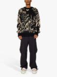 J.Lindeberg Falkor Jacquard Knit Sweater, Black