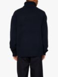 J.Lindeberg Todd Heavy Knit Slim Fit Turtleneck Jumper, Jl Navy