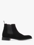 Jones Bootmaker Cheltenham Suede Chelsea Boots, Black