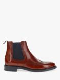 Jones Bootmaker Chigwell Polished Leather Brogue Chelsea Boots