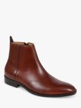 Jones Bootmaker Flaxen Leather Ankle Boots, Chestnut