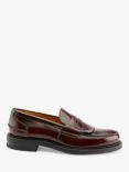 Jones Bootmaker Conrad Leather Loafers, Burgundy