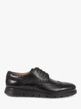 Jones Bootmaker London City Leather Lace Up Brogues, Black