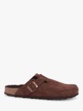 Jones Bootmaker Zaid Suede Mule Slippers, Chocolate