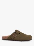 Jones Bootmaker Zaid Suede Mule Slippers, Khaki