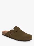 Jones Bootmaker Zaid Suede Mule Slippers, Khaki