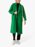 OMNES Leighton Boxy Coat, Green