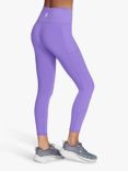 Skechers Go Walk Wear High Waisted 7/8 Gym Leggings, Neon Pink/Purple