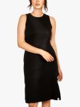 Bshirt Sleeveless Organic Cotton Dress, Black