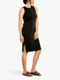 Bshirt Sleeveless Organic Cotton Dress, Black