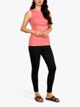 Bshirt Rib Racer Organic Cotton Vest Top, Rose