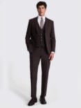 Moss X DKNY Wool Blend Slim Fit Suit Jacket, Brown