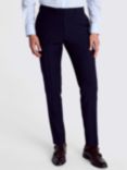 Moss X DKNY Wool Blend Slim Fit Suit Trousers, Blue