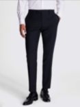 Moss X DKNY Wool Blend Slim Fit Suit Trousers, Black