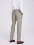 Moss Tailored Fit Check Suit Trousers, Beige