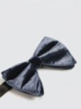 Moss Velvet Bow Tie, Blue