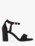 KG Kurt Geiger Faryn Block Heeled Sandals, Black