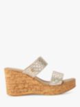 Carvela Ivy Wedge Sandals, Gold