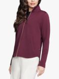 Skechers Women's Go Walk Shine Jacket, Burgundy/Pink