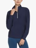 Skechers Women's Go Luxe Rib 1/4 Zip Top, Navy