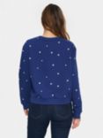 Saint Tropez Zagna Long Sleeve Jumper, Navy