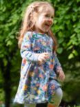 Frugi Baby Dee Dress, Purple/Multi