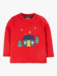 Frugi Kids' Interactive Applique Top, Red