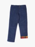 Frugi Kids' Callum Slim Cord Trousers, Navy