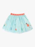 Frugi Kids' Scarlet Twirly Skirt, Glacier