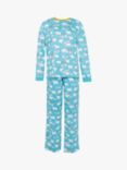 Frugi Penzance Pyjamas, Blue/Multi