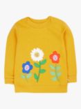 Frugi Kids' Organic Cotton Easy On Jumper, Gold/Multi