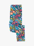 Frugi Baby Libby Winter Hedger Leggings, Blue/Multi