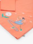 Frugi Baby Anna Applique Top, Cantaloupe