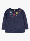 Frugi Kids' Laia Top, Navy