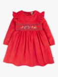 Frugi Kids' Leonora Dress, True Red