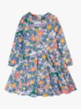 Frugi Kids' Sofia Skater Dress, Rainforest Friends