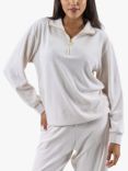 Juicy Couture Pete Velour Track Top, Oatmeal