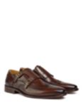 Simon Carter Meadow Leather Monk Shoes, Brown