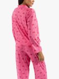 Juicy Couture Estelle & Nolan Crown Long Sleeve Pyjama Set, Pink/Red