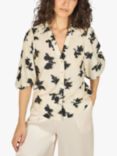 Traffic People Charlic Paper Moon Shirt, Cream/Black